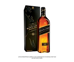 Johnnie Walker Black Label 12 Year Old Blended Scotch Whisky 1L